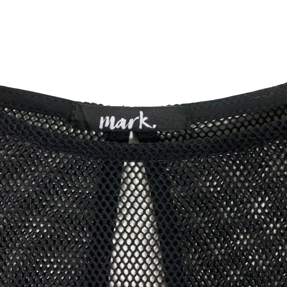 Mesh Short Sleeve Dress w/ Mini Dress Underneath - Picture 6 of 7